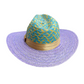 Sombrero Panameño Multicolor Figuras a Mano