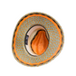 Sombrero Panameño Caña Flecha Diseño Naranja