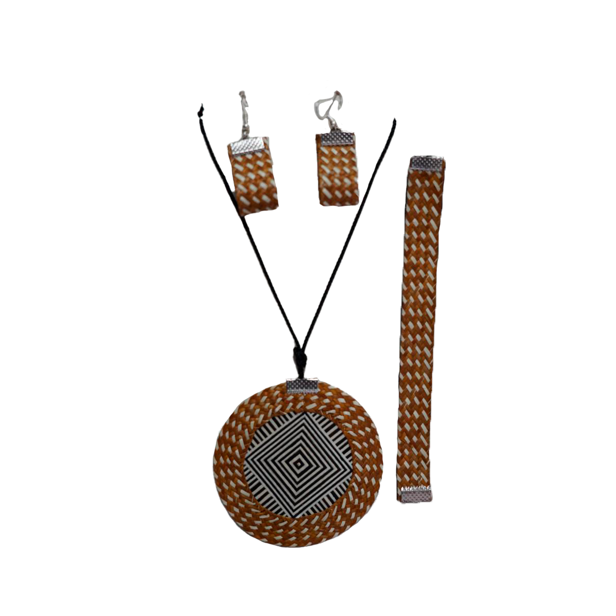 Juego De Accesorio Diseño en color marron con blanco