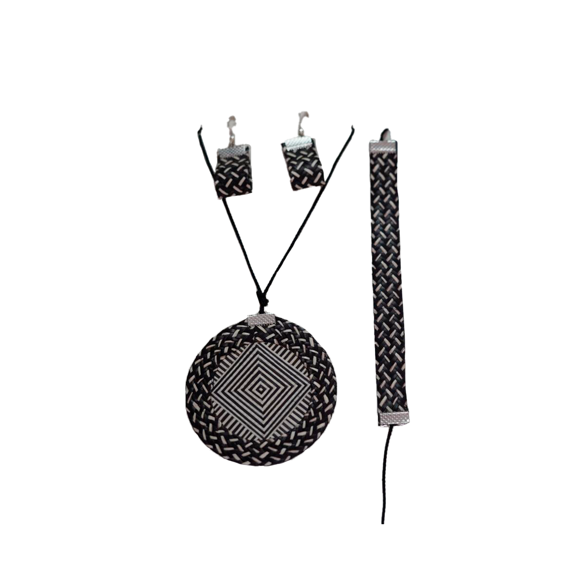 Juego De Accesorio Negro con Gris