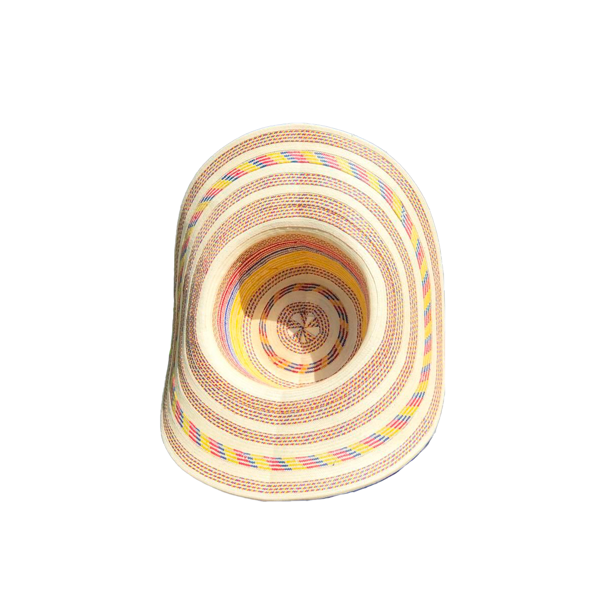 Sombrero 33 Fibra Artesanal Extrafino Tricolor