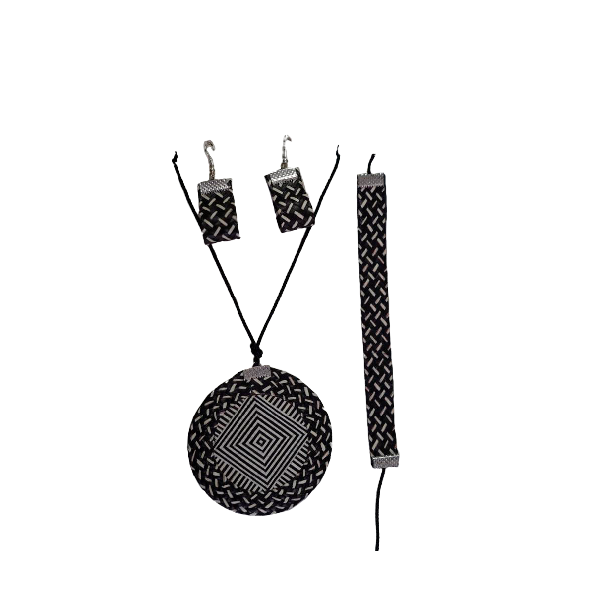 Juego De Accesorio Negro con Gris