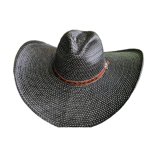Sombrero 21 Fibras Hormado Diseño Negro MY