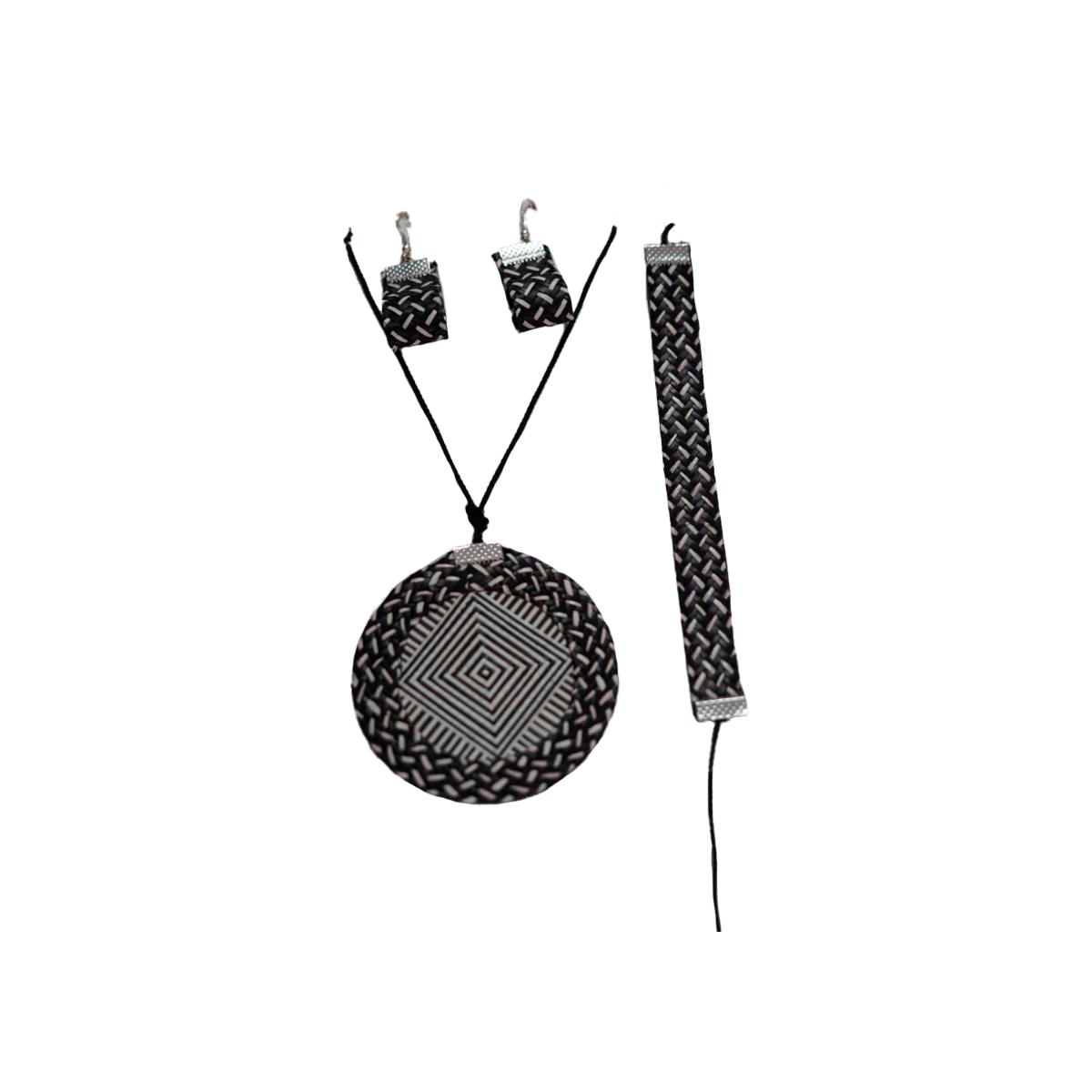 Juego De Accesorio Negro con Gris