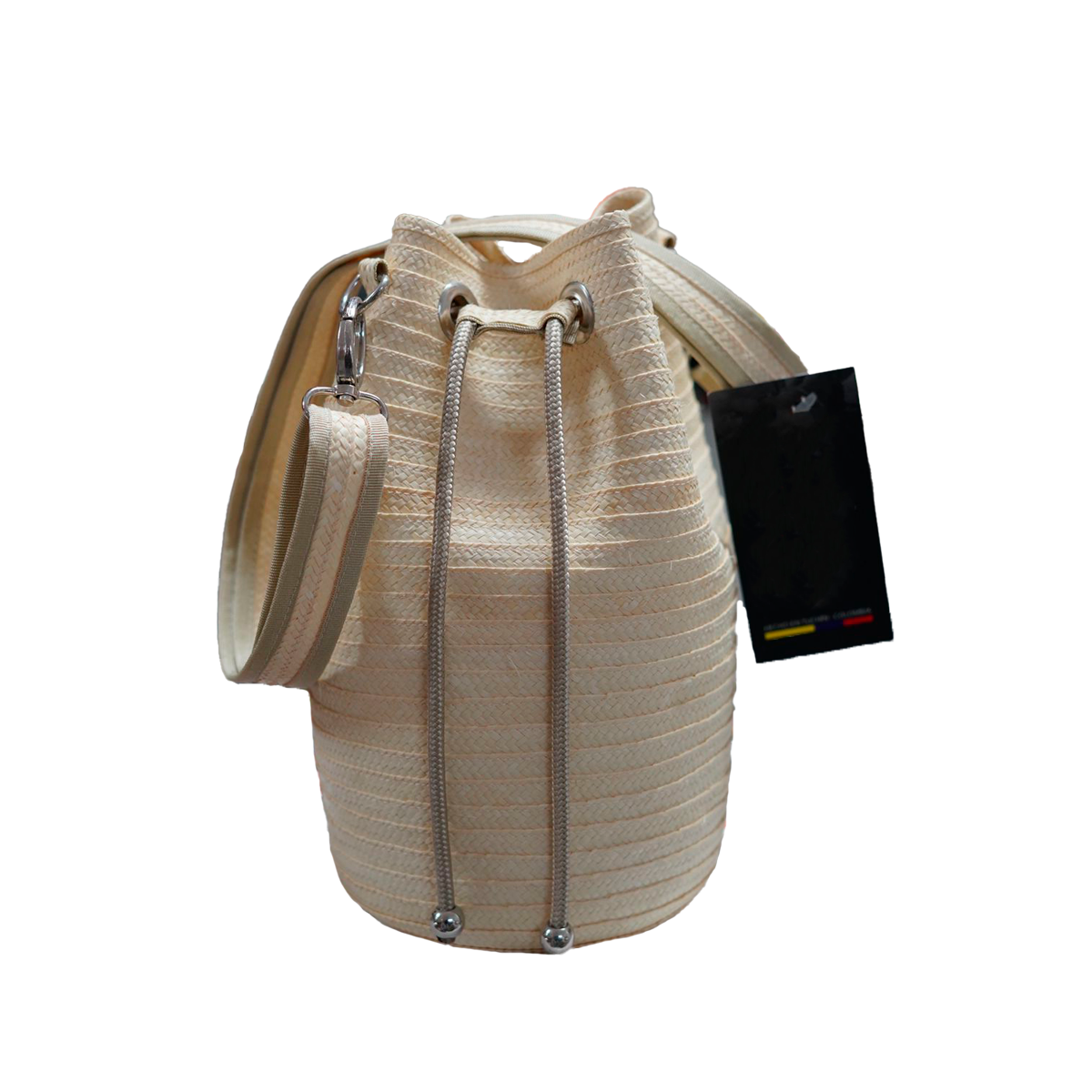Mochila de Caña Flecha Exclusiva Fina Blanca