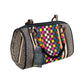 Bolso Caña Flecha Diseño Ajedrez Figuras