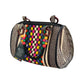 Bolso Caña Flecha Diseño Ajedrez Figuras