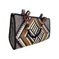 Bolso Caña Flecha Diseño Franjas Figuras