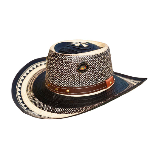 Sombrero Corto 27 Fibras Diseño Multicolor