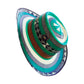 Sombrero Corto 23 Fibras Verde Diseño Figuras