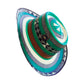 Sombrero Corto 27 Fibras Verde Diseño Figuras