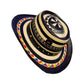 Sombrero Corto 33 Fibras Diseño Pinta Tricolor