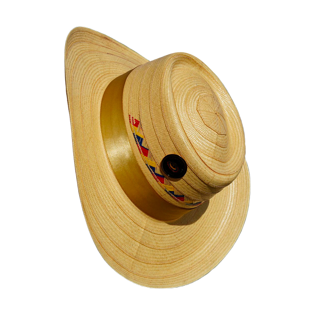 Sombrero Corto 33 Fibras Beige Pinta Tricolor
