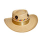 Sombrero Corto 27 Fibras Beige Pinta Tricolor