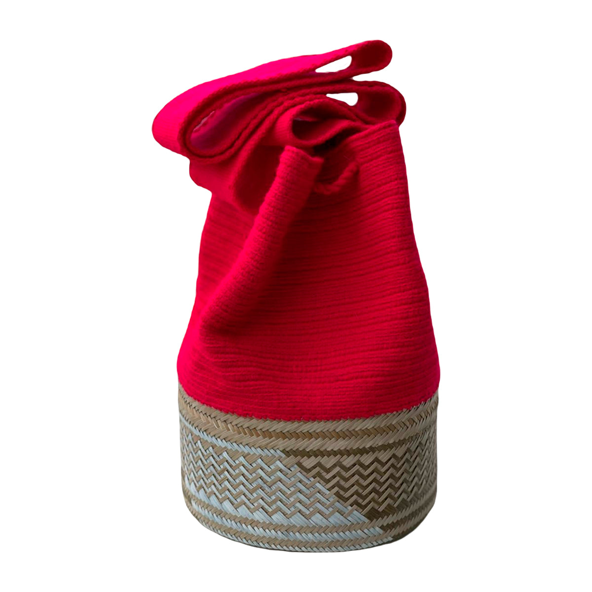 Mochila de Hilo Rojo cereza