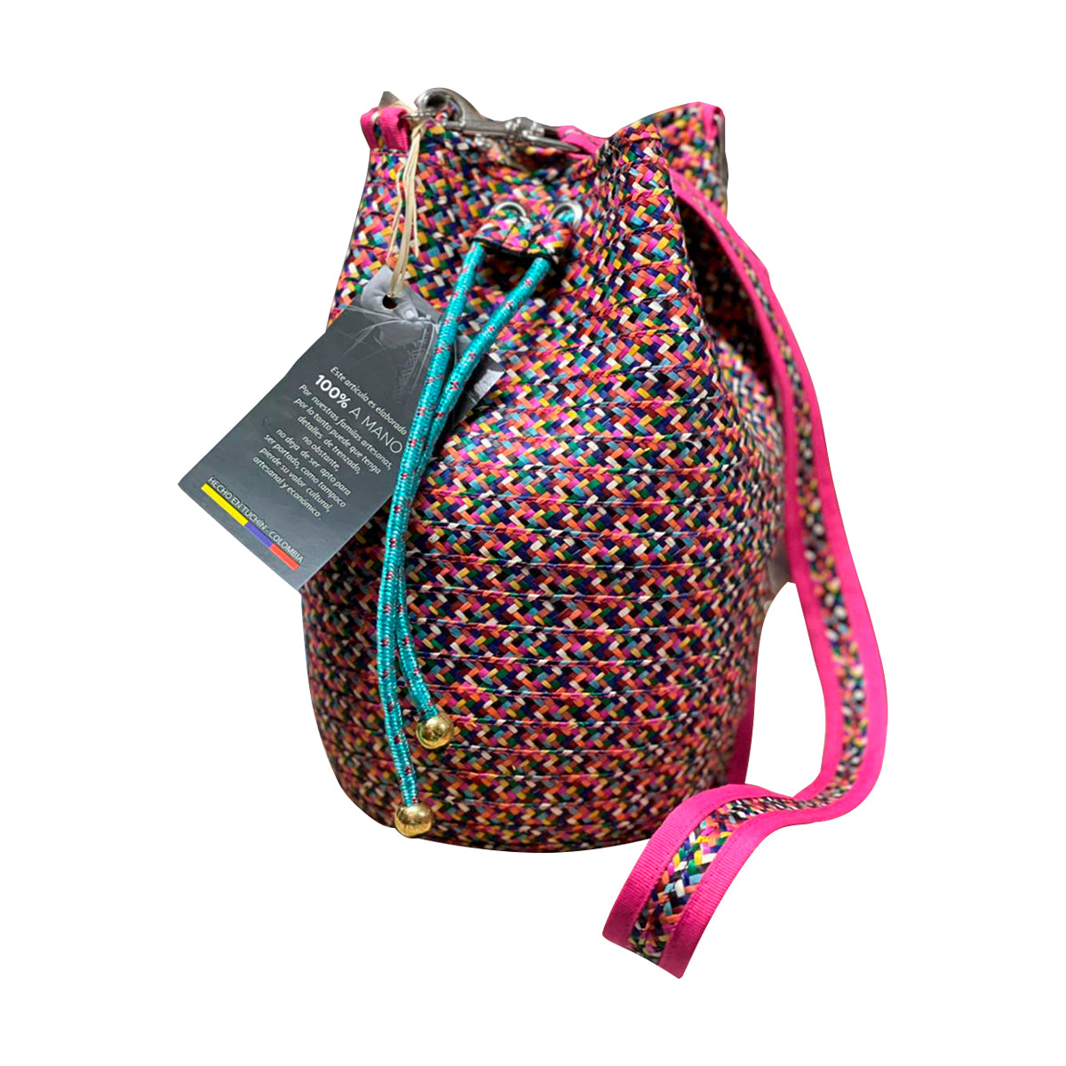 Mochila de caña Flecha Exclusiva de panel colorido