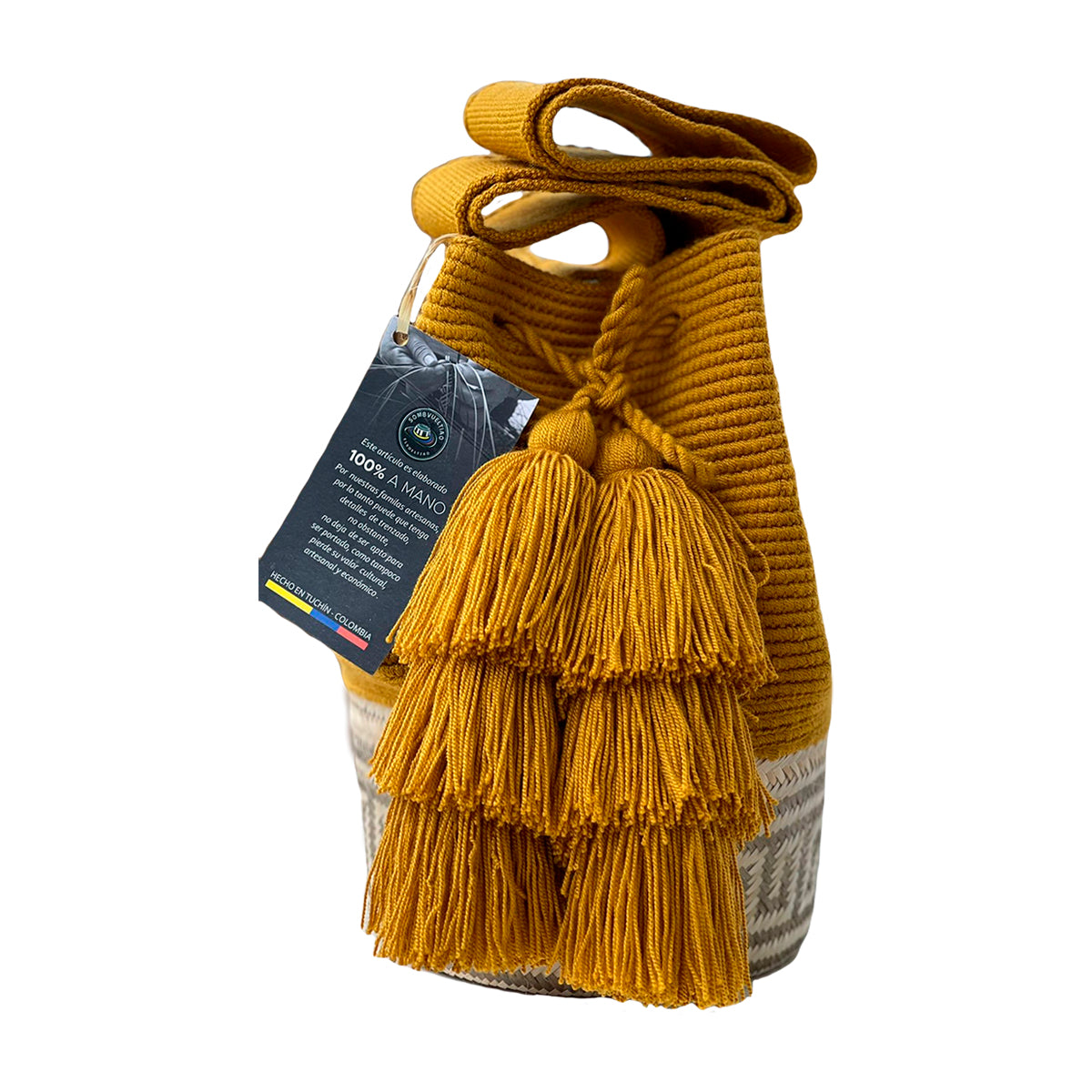 Mochila de Hilo color Mostaza