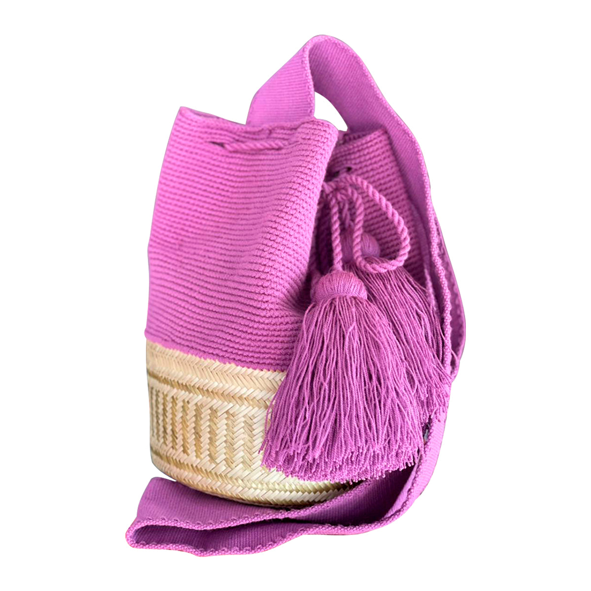 Mochila de Hilo color Rosa Chicle