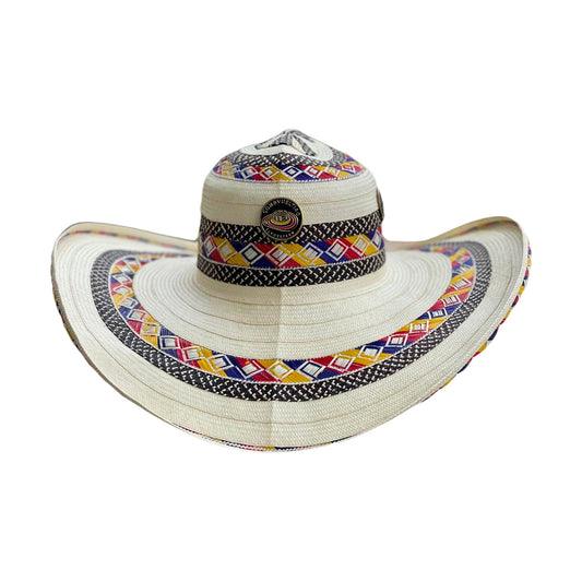 Sombrero 31 Fibras Exclusivo Multicolor Extrafino