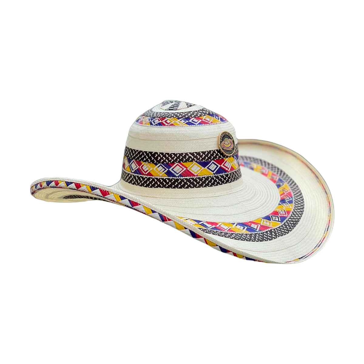 Sombrero 33 Fibras Exclusivo Multicolor Extrafino