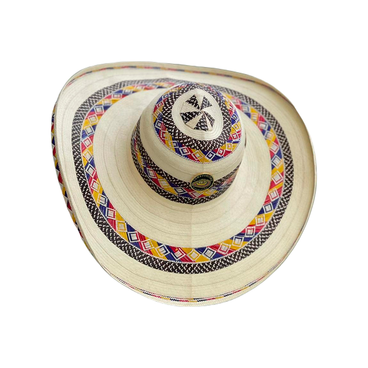 Sombrero 27 Fibras Exclusivo Multicolor Extrafino