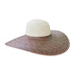 sombrero pava exclusivo artesanal dos colores