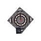 Reloj de Pared Artesanal Caña Flecha Diseño Rombo