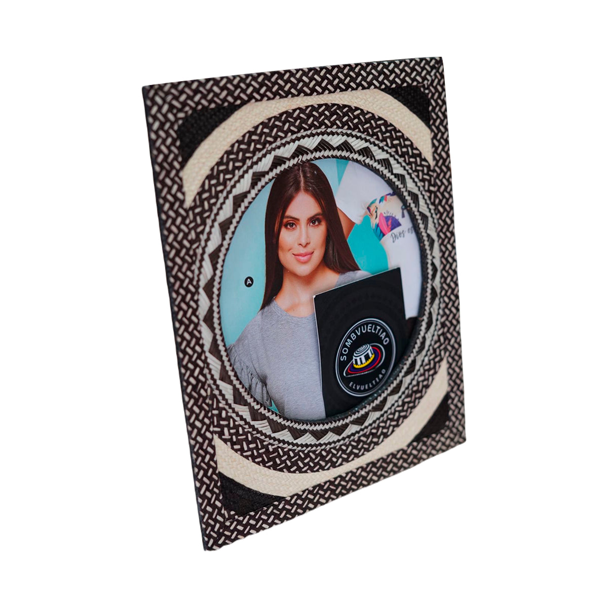 Portaretrato Artesanal Exclusivo Diseño Sombrero