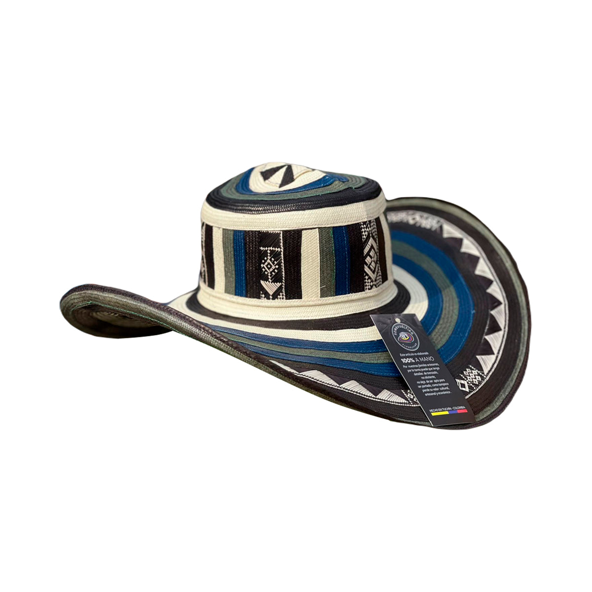 Sombrero Exclusivo 23 Fibras Tejido a Mano
