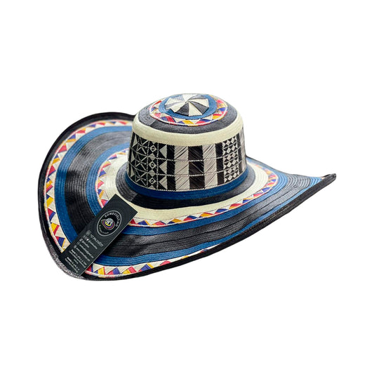 Sombrero 27 Fibras Exclusivo Multicolor Extrafino