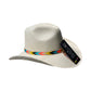 Sombrero Aguadeño Ala Corta Diseño Beige
