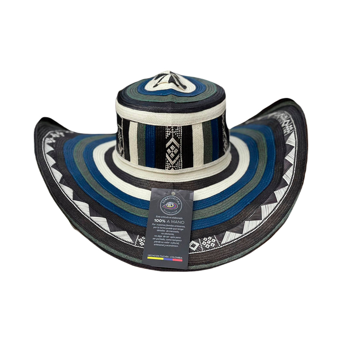 Sombrero Exclusivo 23 Fibras Tejido a Mano