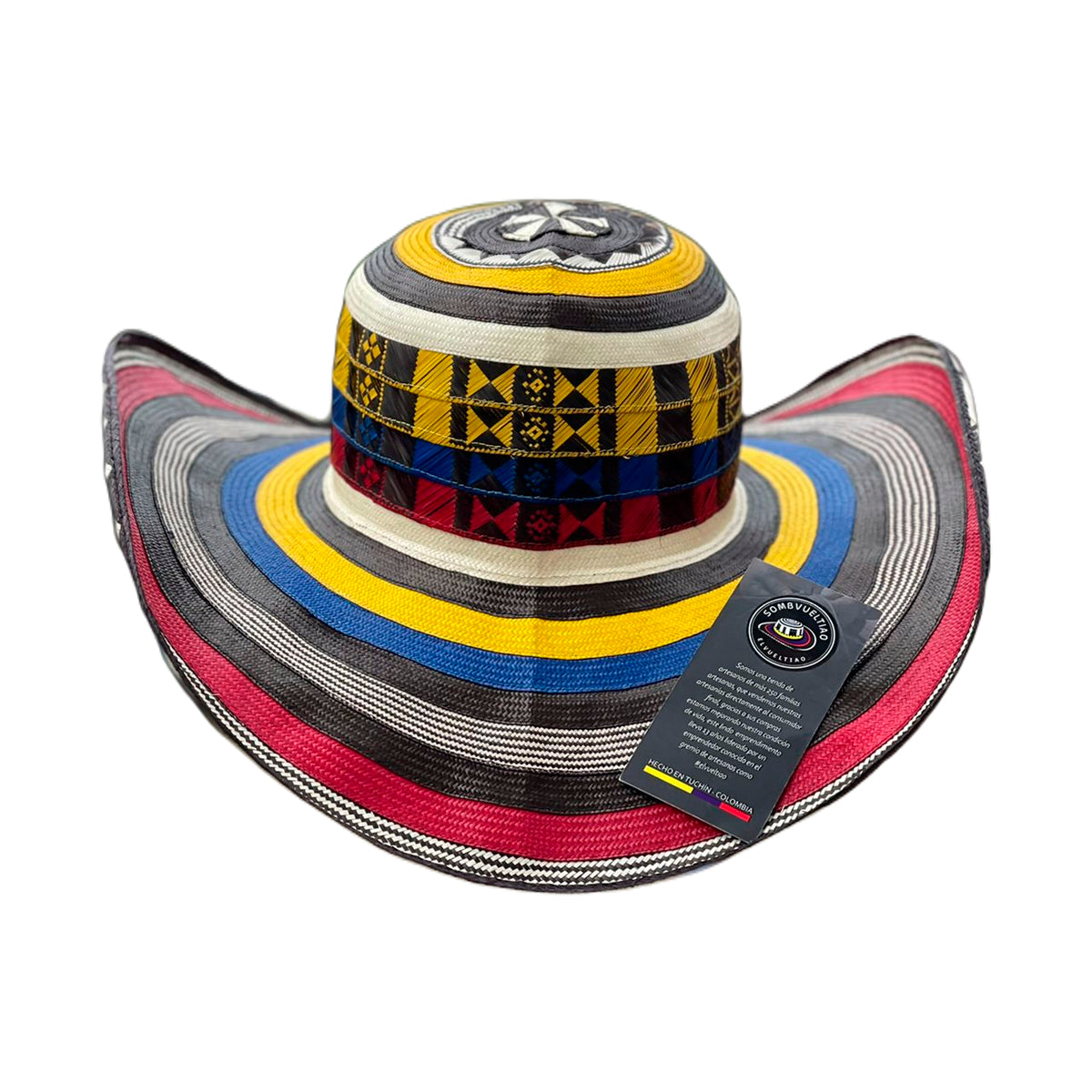 Sombrero 33 Fibras Exclusivo Tricolor Extrafino