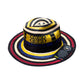 Sombrero Corto Exclusivo Diseño Tricolor