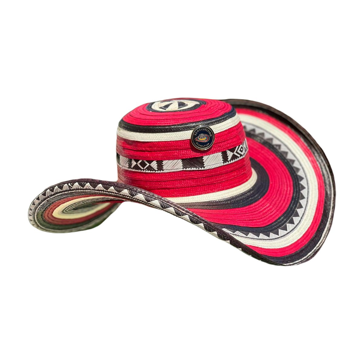 Sombrero 21 Fibras Rojo Exclusivo Caña Flecha
