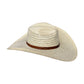 Sombrero 23 Fibras Diseño Calado Beige Extrafino
