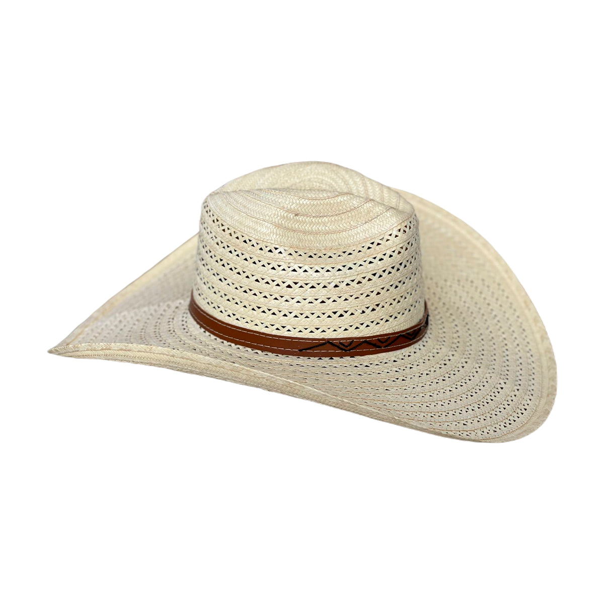 Sombrero 23 Fibras Diseño Calado Beige Extrafino
