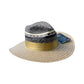 Sombrero Panameño Dorado Diseño Granito