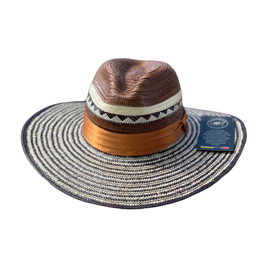 Sombrero Panameño Exclusivo Artesanal Multicolor MY