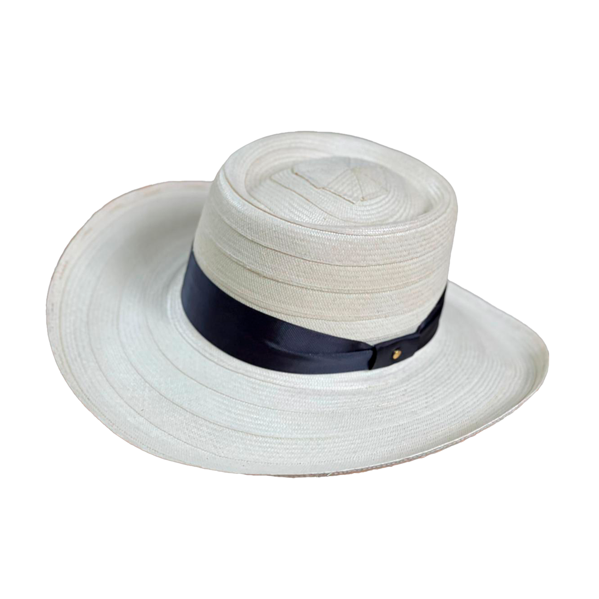 Sombrero Artesanal a la Corta Blanco 23 Fibra