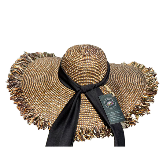 Pava Con Flecos Exclusiva Fina A Mano Artesanal MY