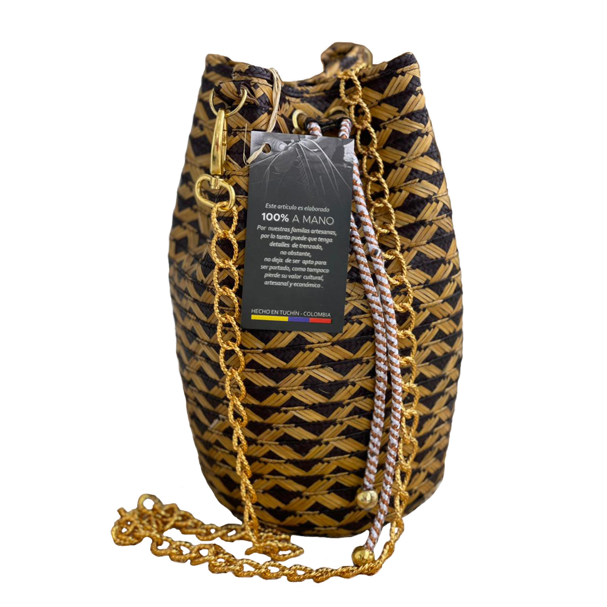 Mochila de caña Flecha Exclusivo panel de leopaldo