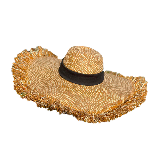 Pava Exclusiva Con Flecos A Mano Fina Original MY