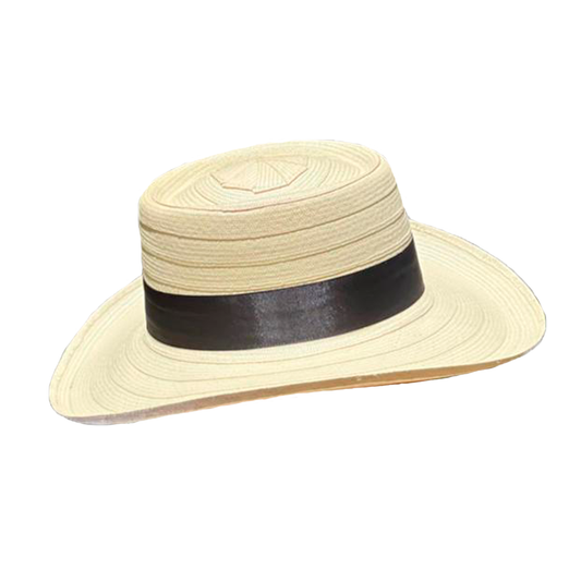 Sombrero Artesanal a la Corta Beige 27 Fibra