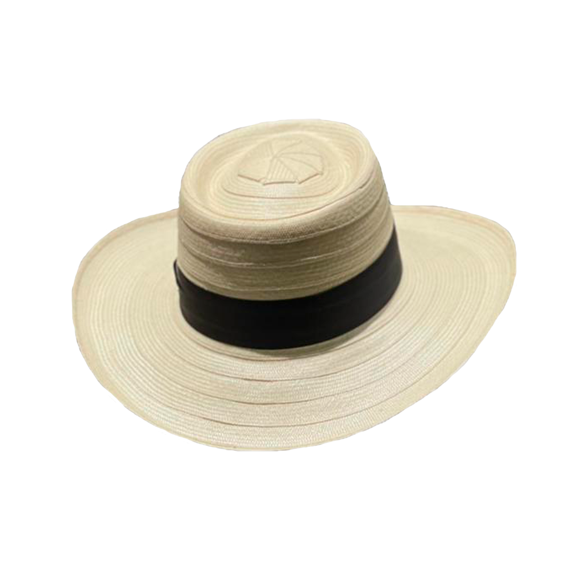 Sombrero Artesanal a la Corta Beige 27 Fibra