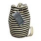 Mochila de caña Flecha Exclusiva diseño de cebra
