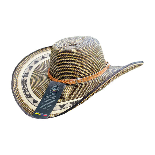 Sombrero Exclusivo 23 Fibras Marron Calidad