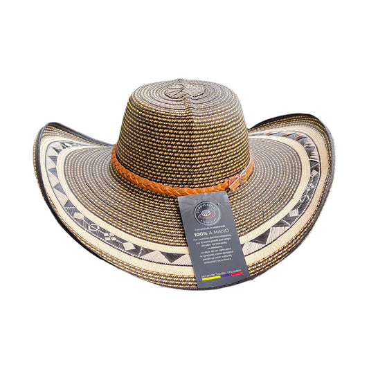 Sombrero Exclusivo 23 Fibras Marron Calidad