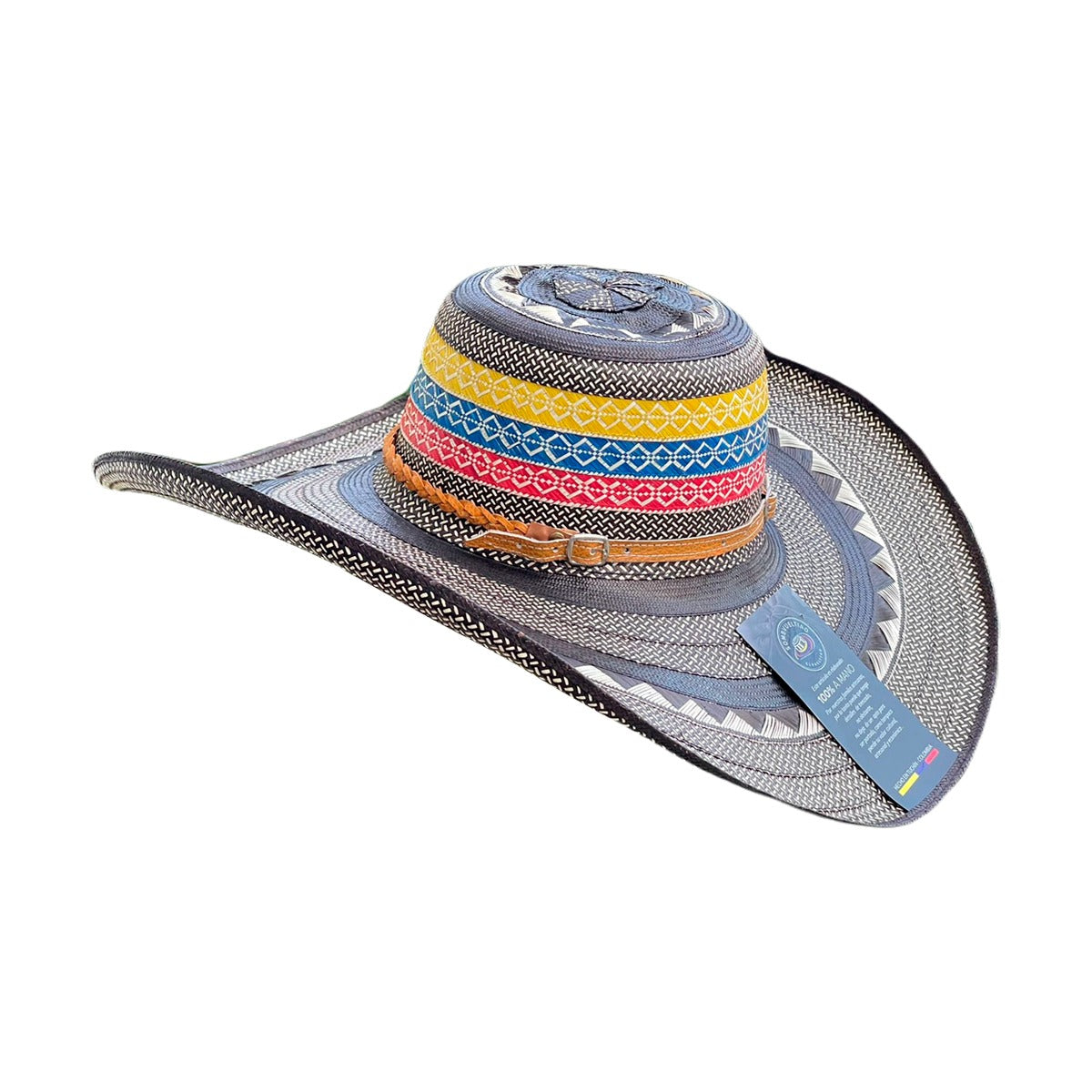 Sombrero Exclusivo 23 Fibras Diseño Colombiano