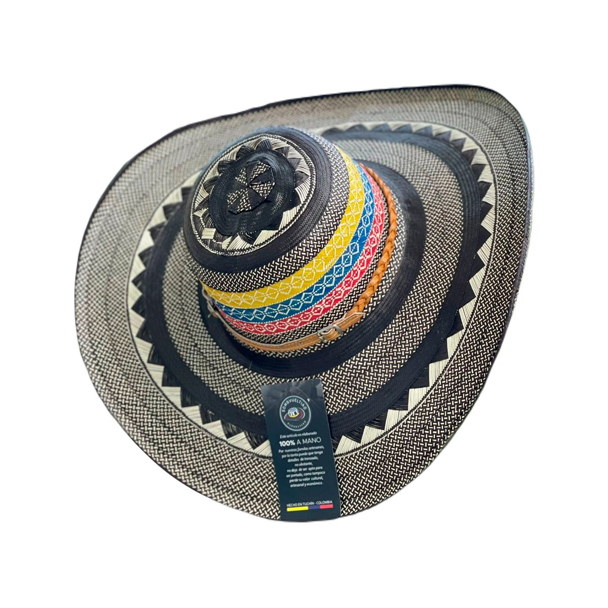 Sombrero Exclusivo 23 Fibras Diseño Colombiano